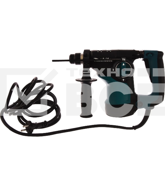 Перфоратор Makita HR2811F Перфоратор, крепление SDS-Plus, макс. энергия удара 2.93 Дж, мощность 800 Вт, вес 3.4 кг, кейс, подсветка