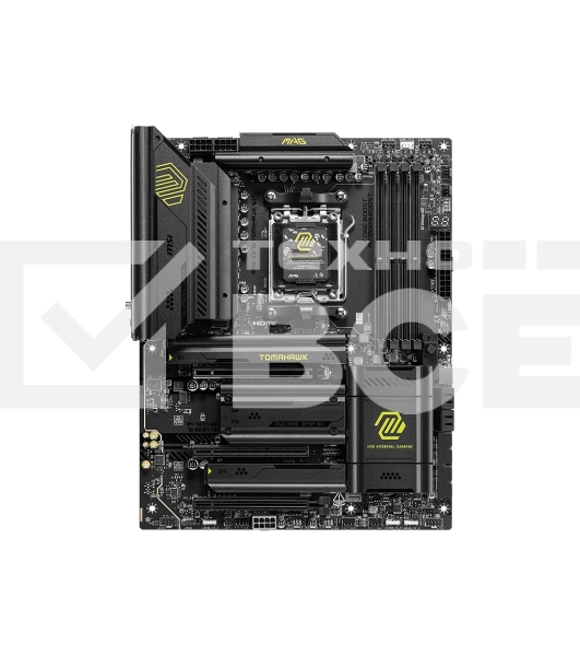 Материнская плата MSI MAG X870 TOMAHAWK WIFI, AM5, AMD X870, 4xDDR5, 4xSATA, 4xM.2, 1xPCI-E 3.0 x1, 1xPCI-E 4.0 x4, 1xPCI-E 5.0 x16, 1xHDMI, 2xUSB Type-C, 1x2.5Gb LAN, 2xUSB-A 3.2 Gen 1, 2xUSB-A 3.2 Gen 2, 2x3.5 мм, 7.1, Standard-ATX