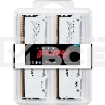 Оперативная память Kingston Fury Beast, DDR5, 32GB (2x16GB), 6000MHz, CL36, с радиаторами, RGB, белый, фото2