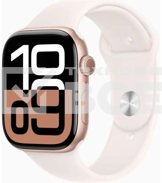 Смарт-часы Apple Watch S10 46mm  Aluminium Case/LB SB S/M  A2999 195949572456 розовое золото