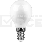 Лампа светодиодная SAFFIT SBG4513 (55159) 13 вт Е14 дневной матовый шар, фото 1