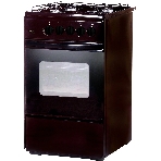 Плита газовая Лада Nova RG 24040 B коричневый, конфорок 4 шт, духовка 50 л, 50 см x 85 см x 60 см, фото 1