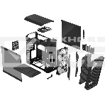 Компьютерный корпус Fractal Design Torrent Compact RGb черный TG Light Tint/FD-C-TOR1C-02, фото2