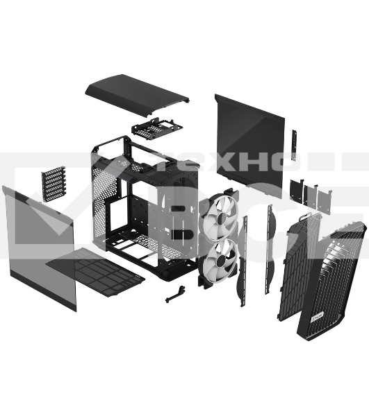 Компьютерный корпус Fractal Design Torrent Compact RGb черный TG Light Tint/FD-C-TOR1C-02