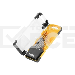 Набор сверл по металлу Denzel 2-8мм, Р6М5К8-TiN, Golden Tip, 6 шт 723004