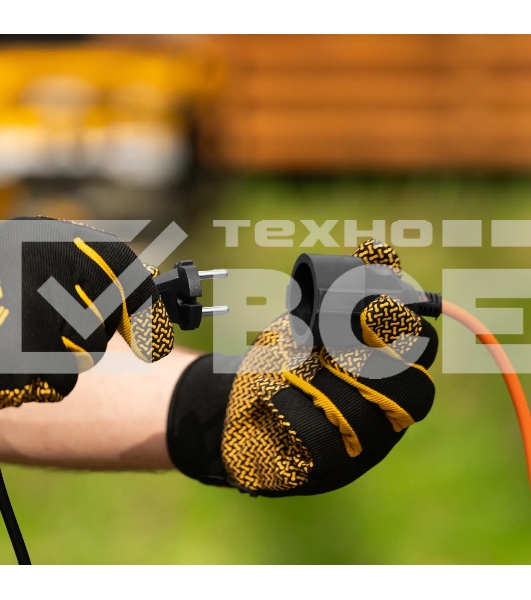 Удлинитель-шнур силовой Garden Series Denzel б/з, ПВС, 10 м, 1 розетка, 2*1 мм