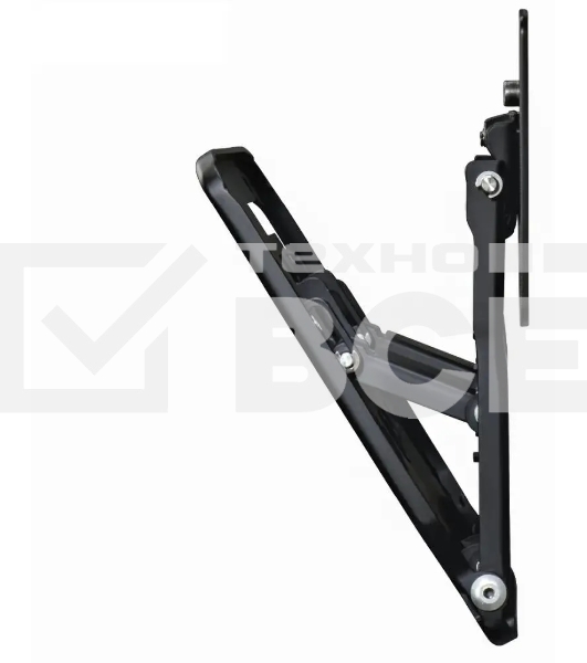 Кронштейн для телевизора Hama H-118110 черный, 75'-75' макс. 50 кг, настенный, поворотно-выдвижной и наклонный