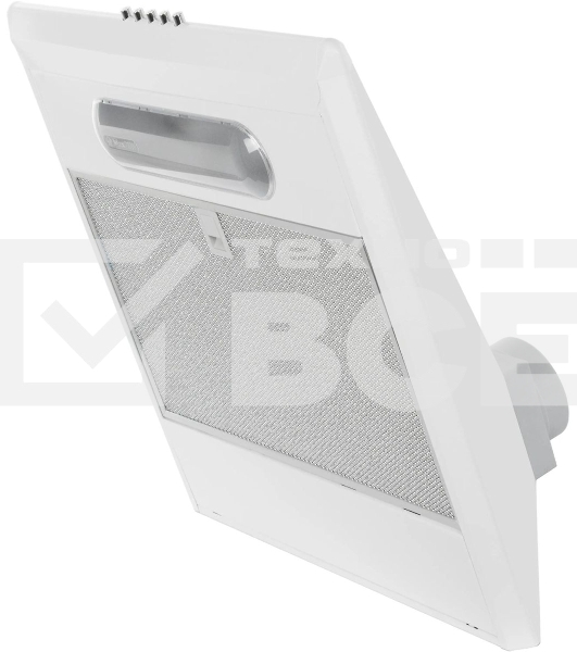 Вытяжка каминная Maunfeld Aire 50 белая, 50 см, 500 куб. м/ч, 48 дБ