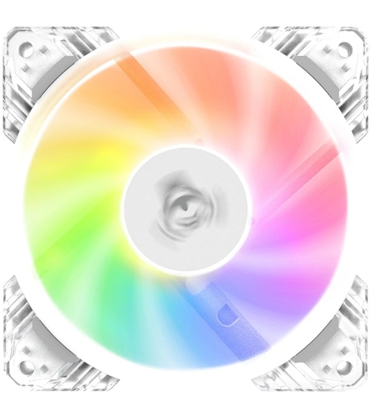 Вентилятор в корпус ALSEYE N12-W FAN 120mm, 700~1800rpm, 25.98~64.46CFM, 17.4~34.8dBA, PWM, WHITE, RTL