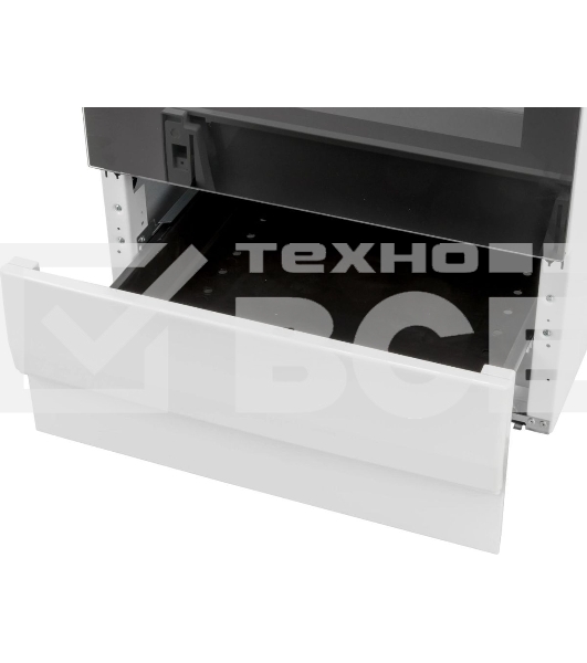 Плита электрическая Hansa FCEW54109 белый, конфорок 4 шт, духовка 65 л, 50 см x 85 см x 60 см