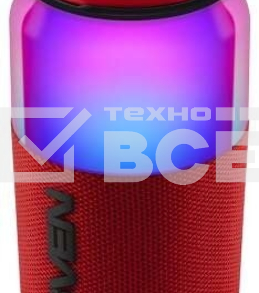 Колонка портативная SVEN PS-130 red (10 Вт, USB, Bluetooth, питание от USB/аккумулятора)