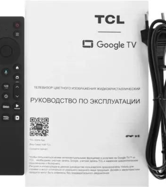 Телевизор QLED TCL 85' 85P8L Premium черный 4K Ultra HD 144Hz Smart TV