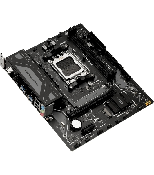 Материнская плата CBR B650M V2, AM5, AMD B650, 2xDDR5, 3xSATA, 1xM.2, 1xPCIe 4.0 x16, 1xPCIe x1, 1xHDMI, 1xDP, 1x1Gb LAN, 4xUSB-A 5Gbps, 2xUSB-A 2.0, 3x3.5 мм, 7.1, mATX