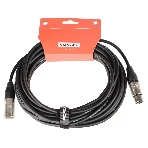 Кабель микрофонный FORCE FMC-05/10XLR (M) - XLR (F), высококачественный балансный, малошумящий с проводниками из безкислородной меди OFC, диаметр 6 мм, профессиональные металлические разъемы, длина 10 м, цвет черный, фото4