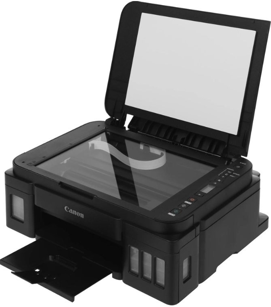 МФУ струйное Canon PIXMA G3410 (2315C009), A4, цветное, печ. 8.8 стр/мин (ч/б) 5 стр/мин (цвет), скан. до 19 стр/мин., 4800x1200 dpi (принтер) 1200х600 dpi (сканер), USB, Wi-Fi
