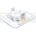 Розетка 2-м СП Этюд 16А IP20 без заземл. бел. SchE PC16-005B, фото3