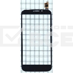 Сенсорное стекло (тачскрин) для Alcatel Pop S7 7045Y, черное, фото 1