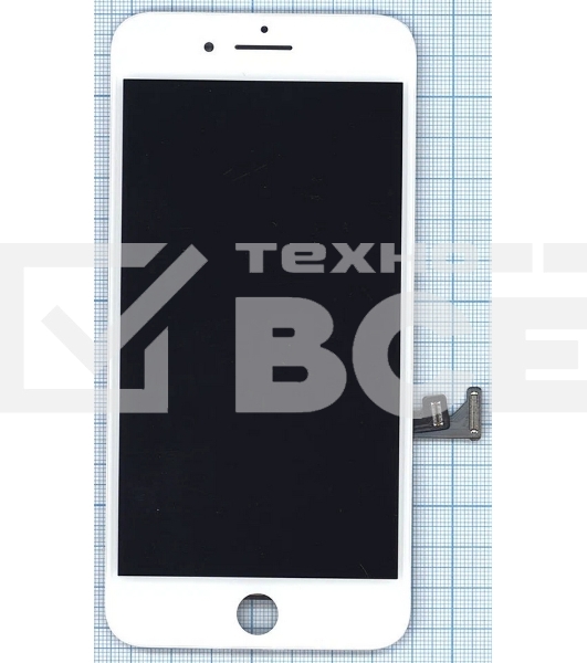 Дисплей для iPhone 8 Plus в сборе с тачскрином (Tianma), белый