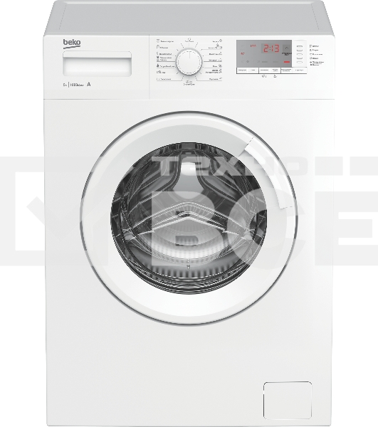Стиральная машина Beko WRS5512BWW белый, загрузка фронтальная 5 кг, 1000 об/мин., класс: А