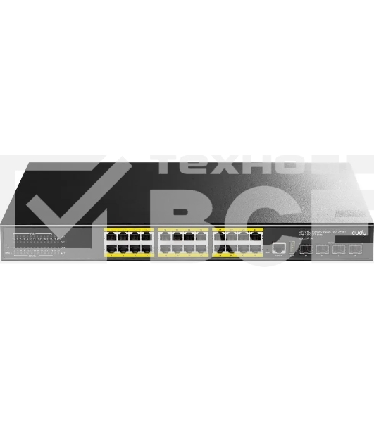 Коммутатор Cudy GS5024PS4 (L3) 24x1Гбит/с 4SFP+ 24PoE+ 400W управляемый
