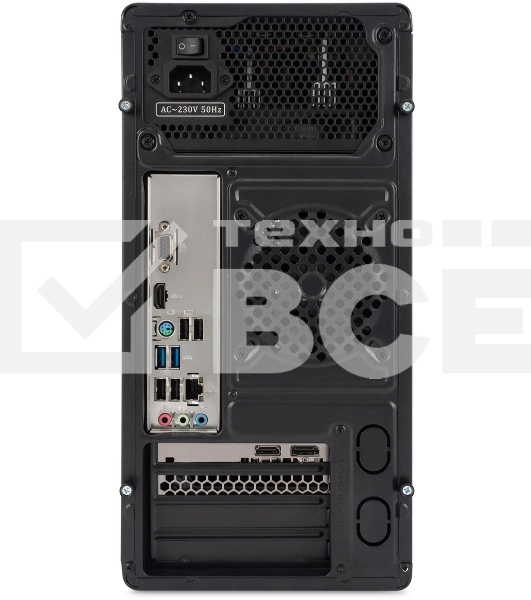 Компьютер IRU Game 510H6SEA MT i5 12400F (2.5) 16Gb SSD512Gb RTX3060 12Gb Free DOS GbitEth 500W, черный (2023160)