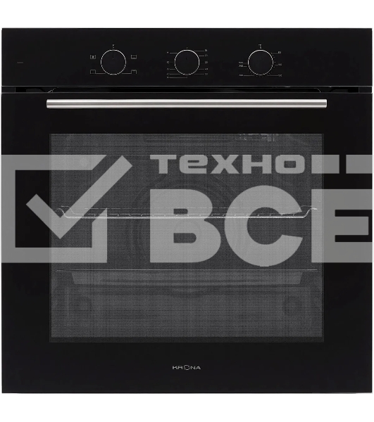 Духовой шкаф электрический Krona ELEMENT 60 BL чёрный