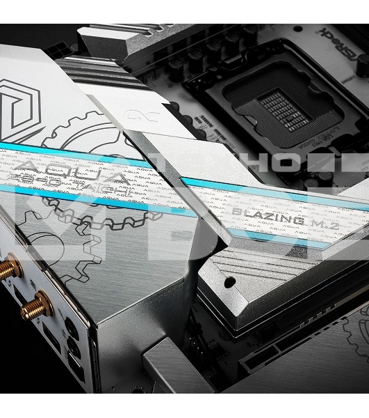 Материнская плата ASRock Z890 Taichi AQUA, LGA 1851, Intel Z890, 4xDDR5, 4xSATA, 6xM.2, 2xPCIe 5.0 x16, 1xPCIe 4.0 x16, 1xUSB-C 20Gbps, 4xUSB-A 3.2 Gen 1/2, 2xThunderbolt 4, 1x10Gb LAN, 5.1, E-ATX