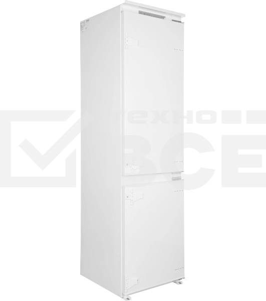 Встраиваемый холодильник Hyundai HBR 1946 2-хкамерн. белый