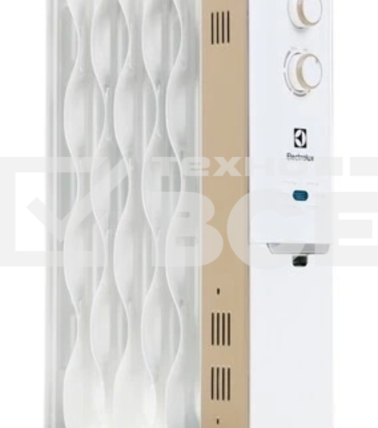 Масляный обогреватель Electrolux EOH/M-9157, белый, 1500 Вт, 20 м2, термостат