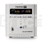 Стабилизатор напряжения ExeGate Expert AS-8000 (8000ВА, вход 140-260В, цветной дисплей, выход 220В±8%, КПД 98%, 5 уровней защиты, задержка, усиленный метал. корпус, клем.колодка, RTL), фото 1