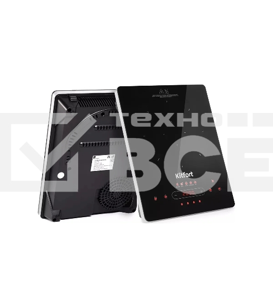 Плита настольная инфракрасная Kitfort КТ-153 черный/серебристый стеклокерамика
