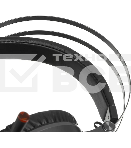 Гарнитура проводная с микрофоном A4Tech G530 черный/серый 1.8м мониторы оголовье