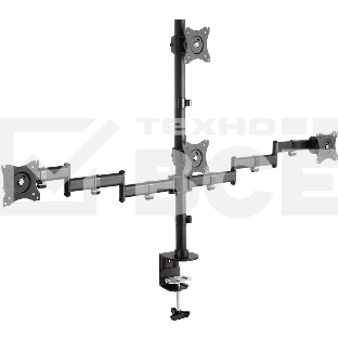 Кронштейн для мониторов Arm Media LCD-T16 черный 15'-27' макс.40кг настольный поворот и наклон верт.перемещ.