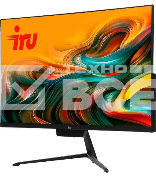 Моноблок IRU P233 23.8' Full HD i3 1220P (3.3) 16Gb SSD 512Gb CR без ОС GbitEth WiFi BT 90W Cam черный 1920x1080
