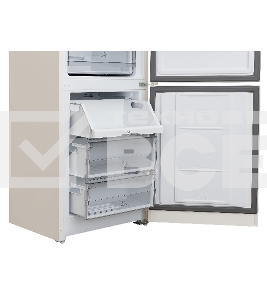 Холодильник Hotpoint HT 5200 C AB мраморный двухкамерный 240/83л морозилка снизу, No Frost