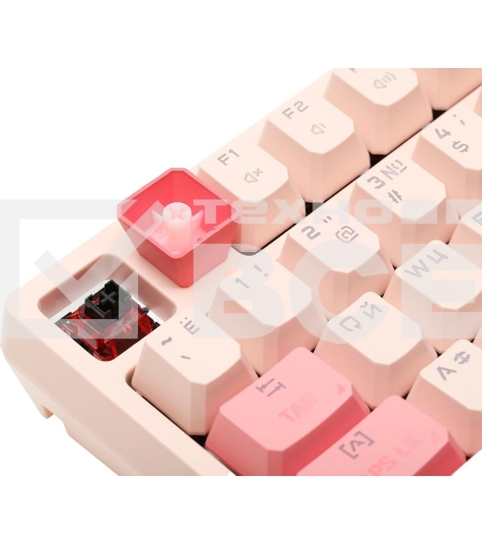 Клавиатура проводная A4Tech Bloody S87 Energy (S87 USB ENERGY PINK) USB розовый