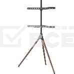 Подставка для телевизора Cactus CS-ST1246BKWN черный/орех, 45'-65' макс. 32 кг, напольный, фото4