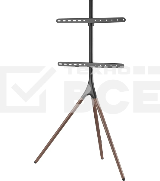 Подставка для телевизора Cactus CS-ST1246BKWN черный/орех, 45'-65' макс. 32 кг, напольный