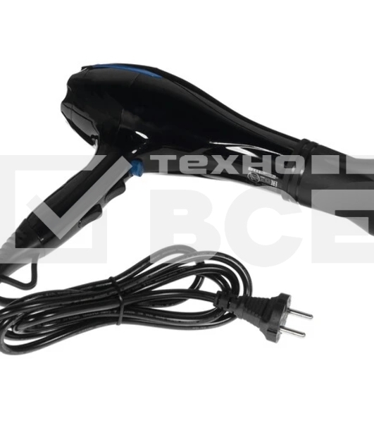 Фен Centek CT-2227 Professional черный, 2200 Вт