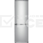 Холодильник Atlant ХМ-6021-080 серебристый двухкамерный 225/101л морозилка снизу, фото 1