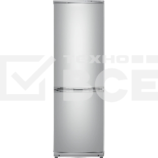 Холодильник Atlant ХМ-6021-080 серебристый двухкамерный 225/101л морозилка снизу