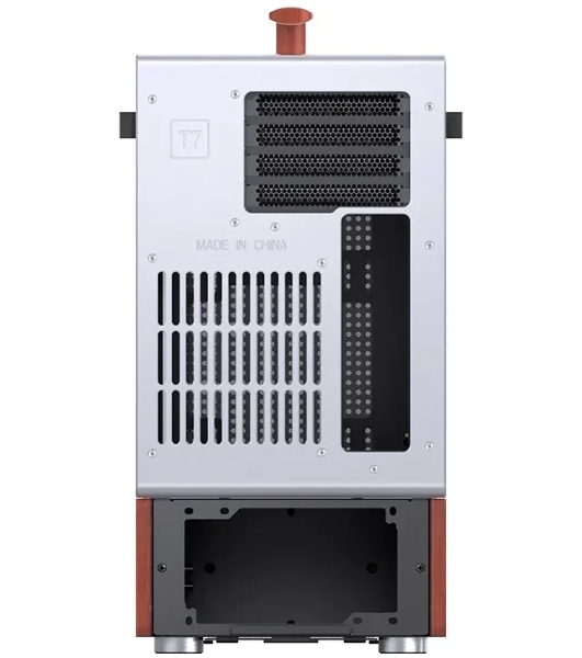 Корпус Jonsbo T7 Silver, Mini-Tower, серебристый