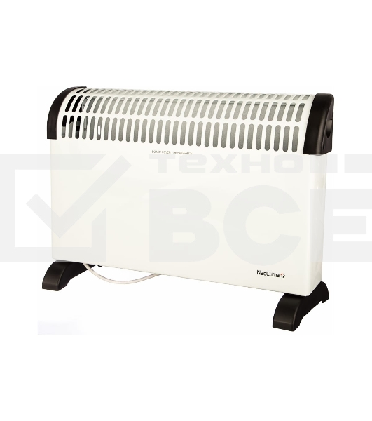 Конвектор Neoclima Fast 2000 w белый, 2000 Вт, 20 м2, термостат