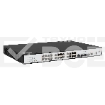 Управляемый PoE коммутатор уровня 2, 24 порта 10/100/1000Base-T с поддержкой PoE, 4 порта 1/10G SFP+, PoE 370 Ватт, фото2