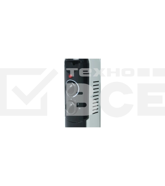 Масляный обогреватель Neoclima NC 9309, белый/черный, 2000 Вт, 25 м2, термостат