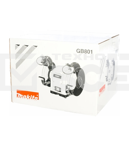 Точило Makita GB 801 Точило,550Вт,2850об\м,2круг205х15.88мм,20.5кг,кор 
