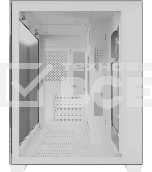 Компьютерный корпус Accord ACC-ZMS03W белый без БП mATX 3x120мм 1xUSB2.0 1xUSB3.0 1xUSB3.1 audio