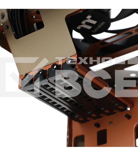 Корпус Thermaltake The Tower 300 Gravel Send коричневый без БП mATX 8x120mm 6x140mm 2xUSB3.0 audio bott PSU