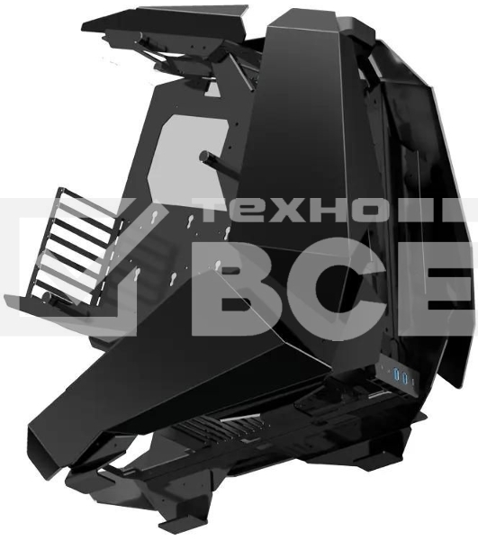 Корпус без блока питания JONSBO MOD-5, Full-Tower, TG, no fans, 2xUSB-A 3.0 + 1xUSB-C 3.2, ATX, mATX, mITX Black