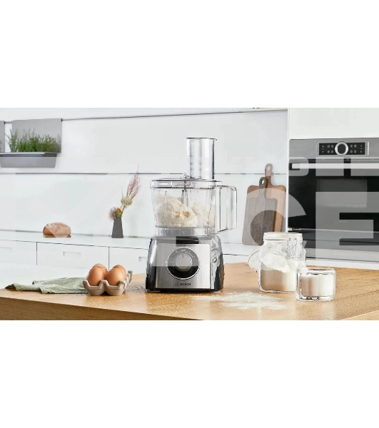 Кухонный комбайн Bosch MCM3501M 800 Вт, Скорости: 2, Блендер 1 л, Чаша 2.3 л, Цвет: черны/серебристый